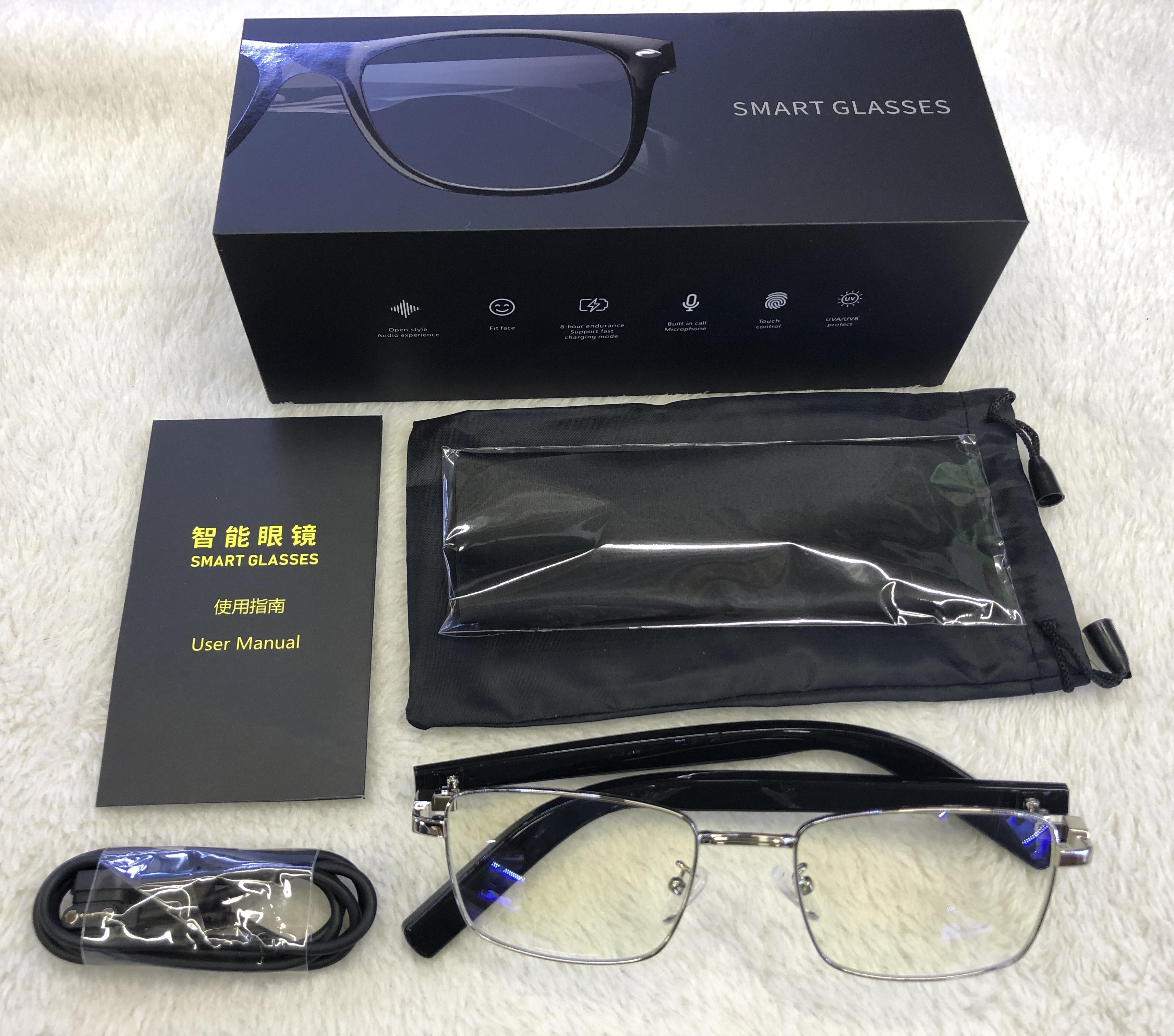 Bluetooth Smart Glasses Voice Call Music Play Remote Control Camera Wireless Bluetooth Headset Waterproof Glasses For Men  Women - gallery
