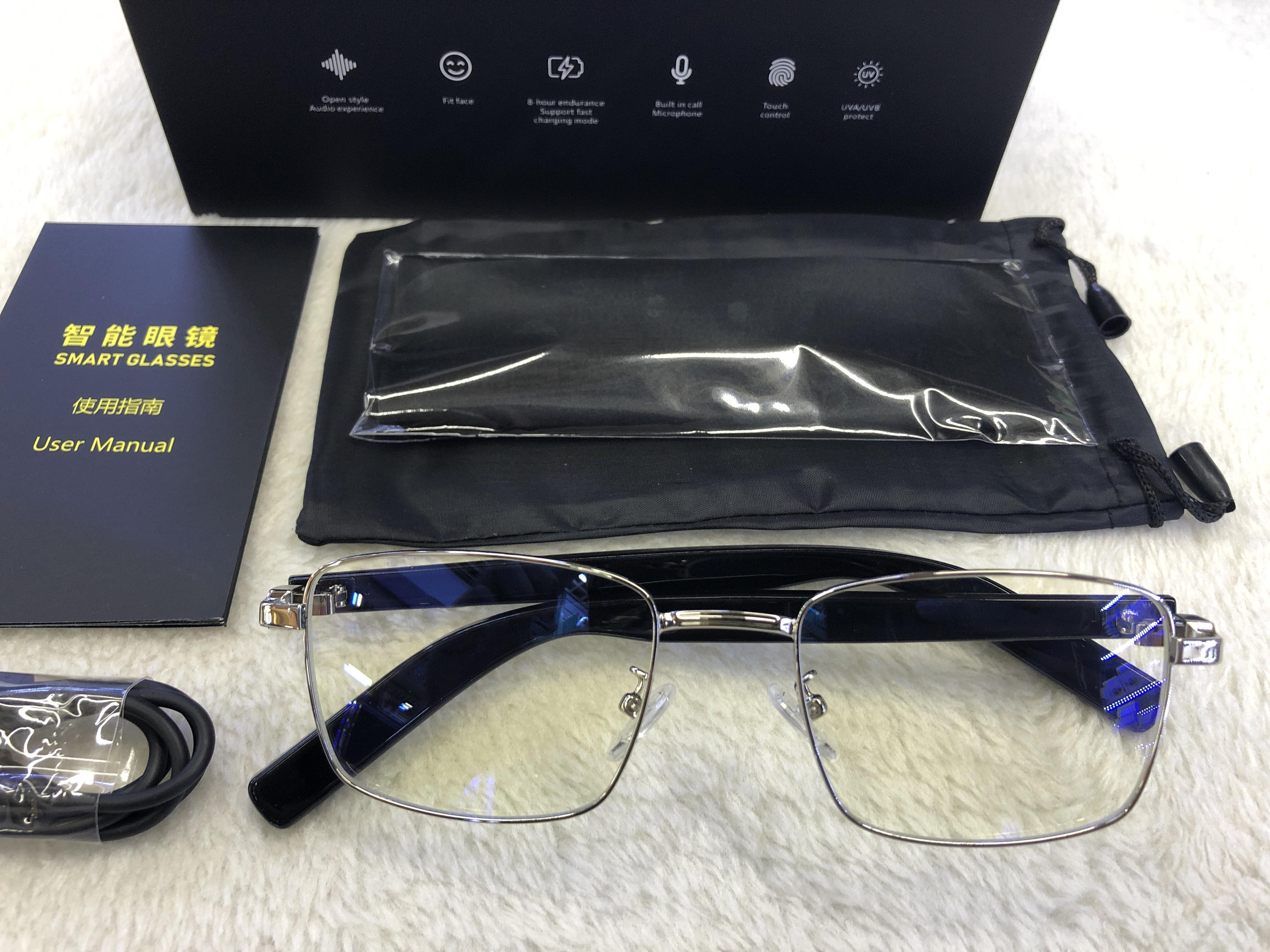 Bluetooth Smart Glasses Voice Call Music Play Remote Control Camera Wireless Bluetooth Headset Waterproof Glasses For Men  Women - gallery