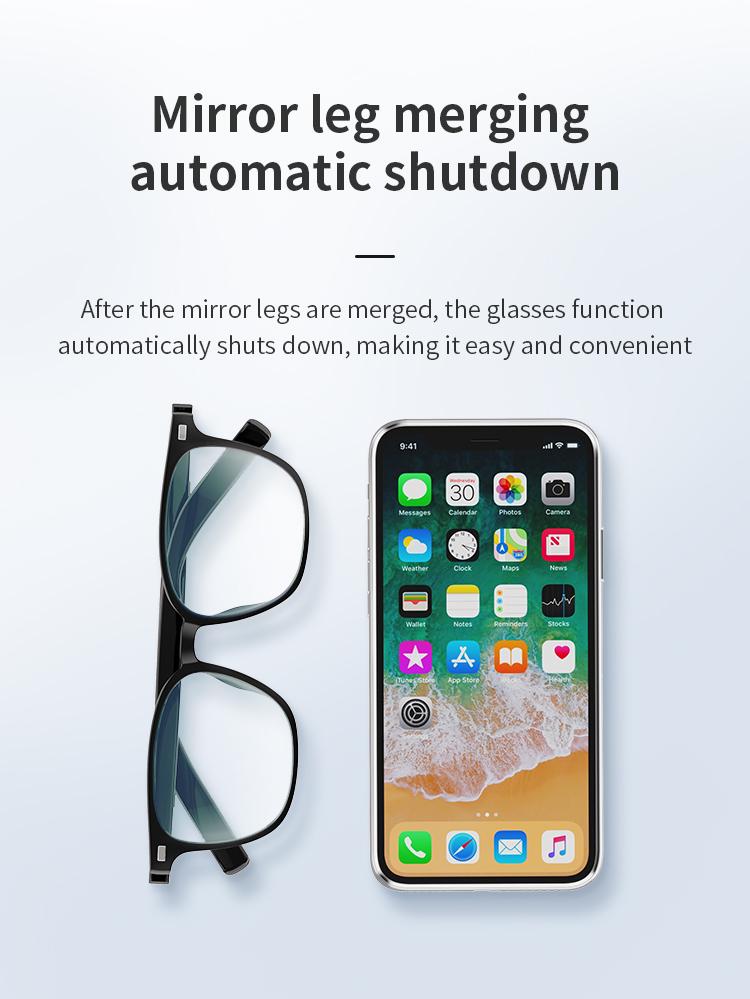 Bluetooth Smart Glasses Voice Call Music Play Remote Control Camera Wireless Bluetooth Headset Waterproof Glasses For Men  Women - gallery