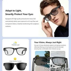 6K HD AI Camera Glasses 800MP Photochromic Multifunctional Smart Glasses Bluetooth Calling Photo Chat Music Translation 2026 - view 13
