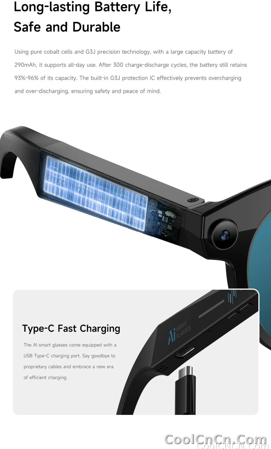 2026 New AI Smart Glasses for Photography And Video Intelligent Interactive Translation Feature Compatible with IOS And Android - detail