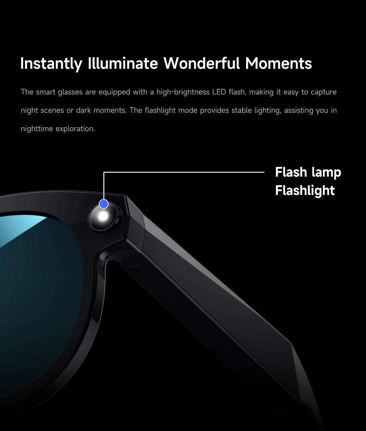 2026 New AI Smart Glasses for Photography And Video Intelligent Interactive Translation Feature Compatible with IOS And Android - gallery