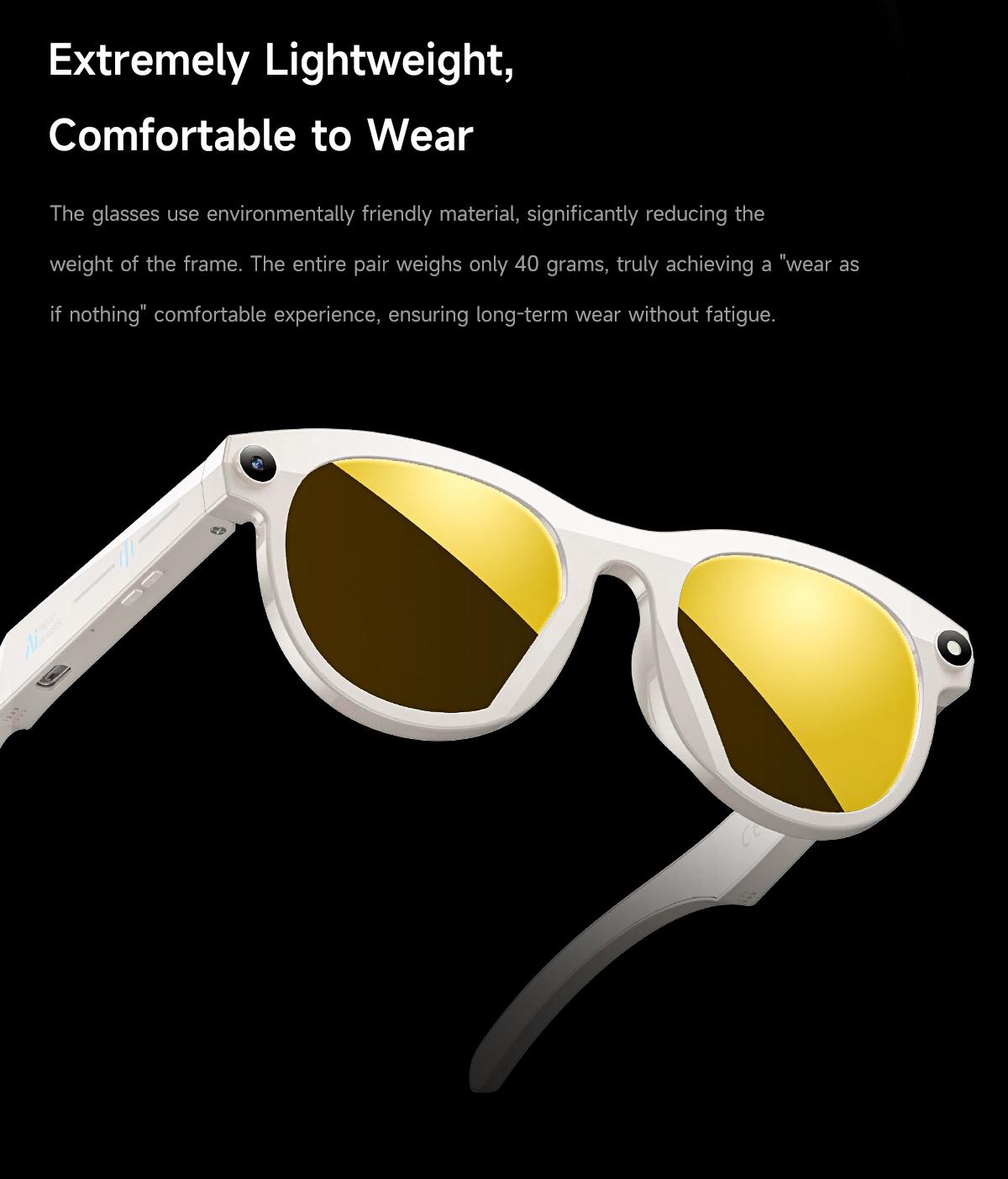 2026 New AI Smart Glasses for Photography And Video Intelligent Interactive Translation Feature Compatible with IOS And Android - gallery