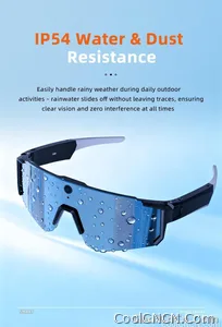 New AI Sports Smart Glasses 8MP Camera 2026 Outdoor Cycling Headphones Touch Control Windproof Bluetooth Translation Sunglasses - view 11