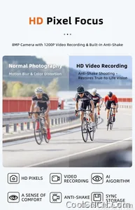 New AI Sports Smart Glasses 8MP Camera 2026 Outdoor Cycling Headphones Touch Control Windproof Bluetooth Translation Sunglasses - view 16