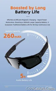 New AI Sports Smart Glasses 8MP Camera 2026 Outdoor Cycling Headphones Touch Control Windproof Bluetooth Translation Sunglasses - view 19