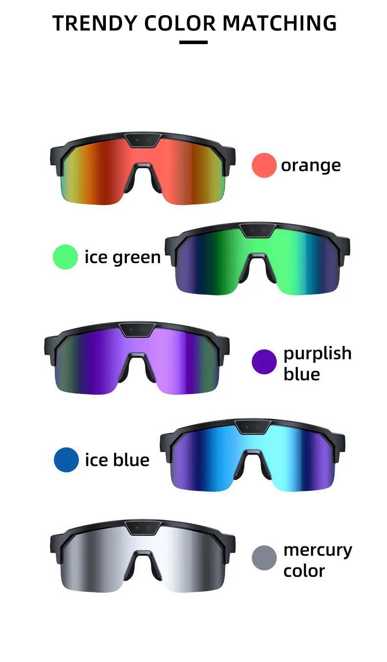 2026 New AI Smart Sports shooting&recording Glasses 800W Camera HD Anti-shake Bicycle Riding Shooting Artifact Windproof Goggles - gallery