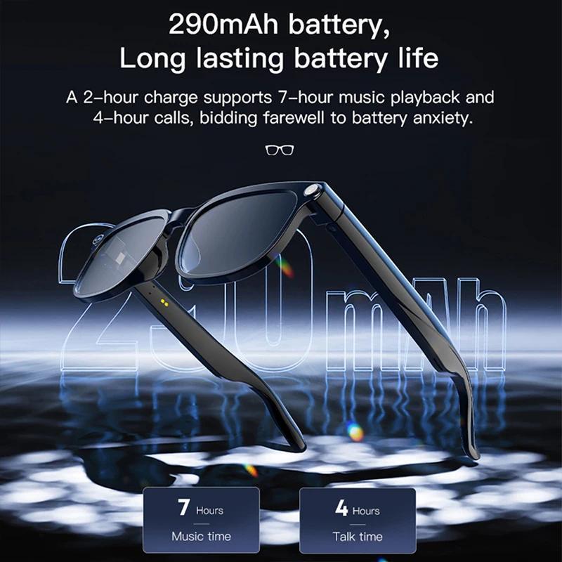 AI Smart Glasses Camera Sunglasses Wireless Bluetooth Touch Call Meeting For Men Real Time Translation Glasses With Camera Music - gallery