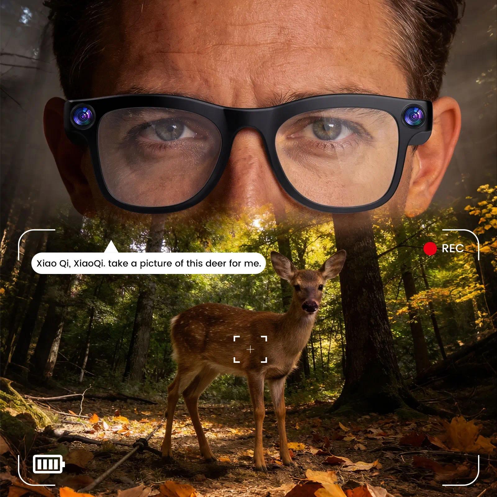 AI smart glasses with 200W pixels, equipped with a camera and video glasses - gallery