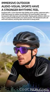 2026 Smart Cycling Glasses Sun Protection Listening to Music Taking Photo and Video AI Translation Voice Assistant Smart Glasses - view 19