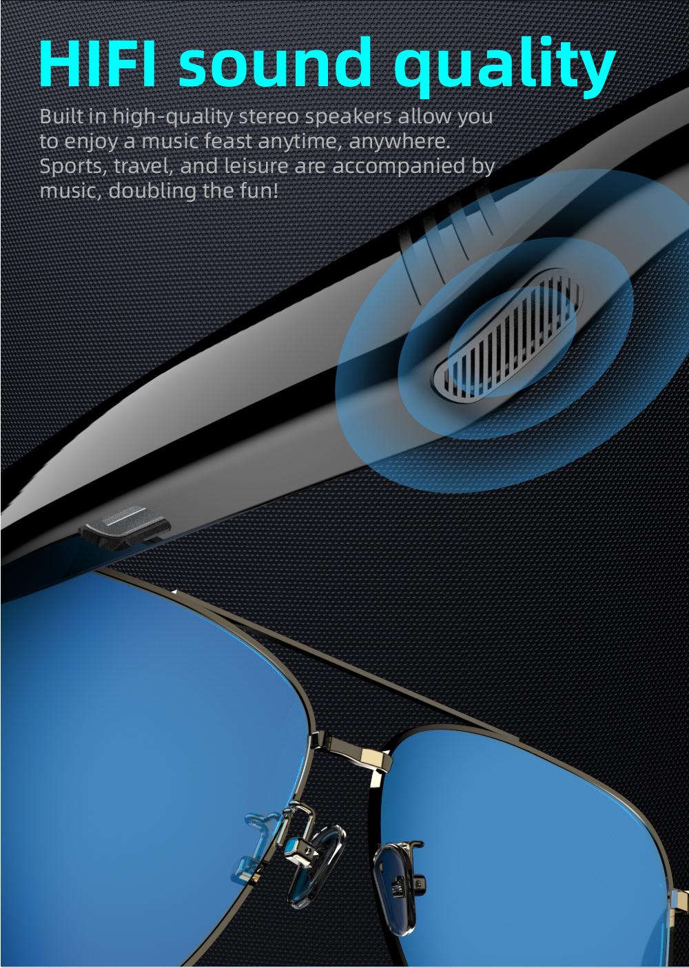 SG13 Smart Eyewear With Immersive Open Ear Audio, Stylish Gradient Frame, Bluetooth 5.4 Wide Compatible With iOS And Android - gallery