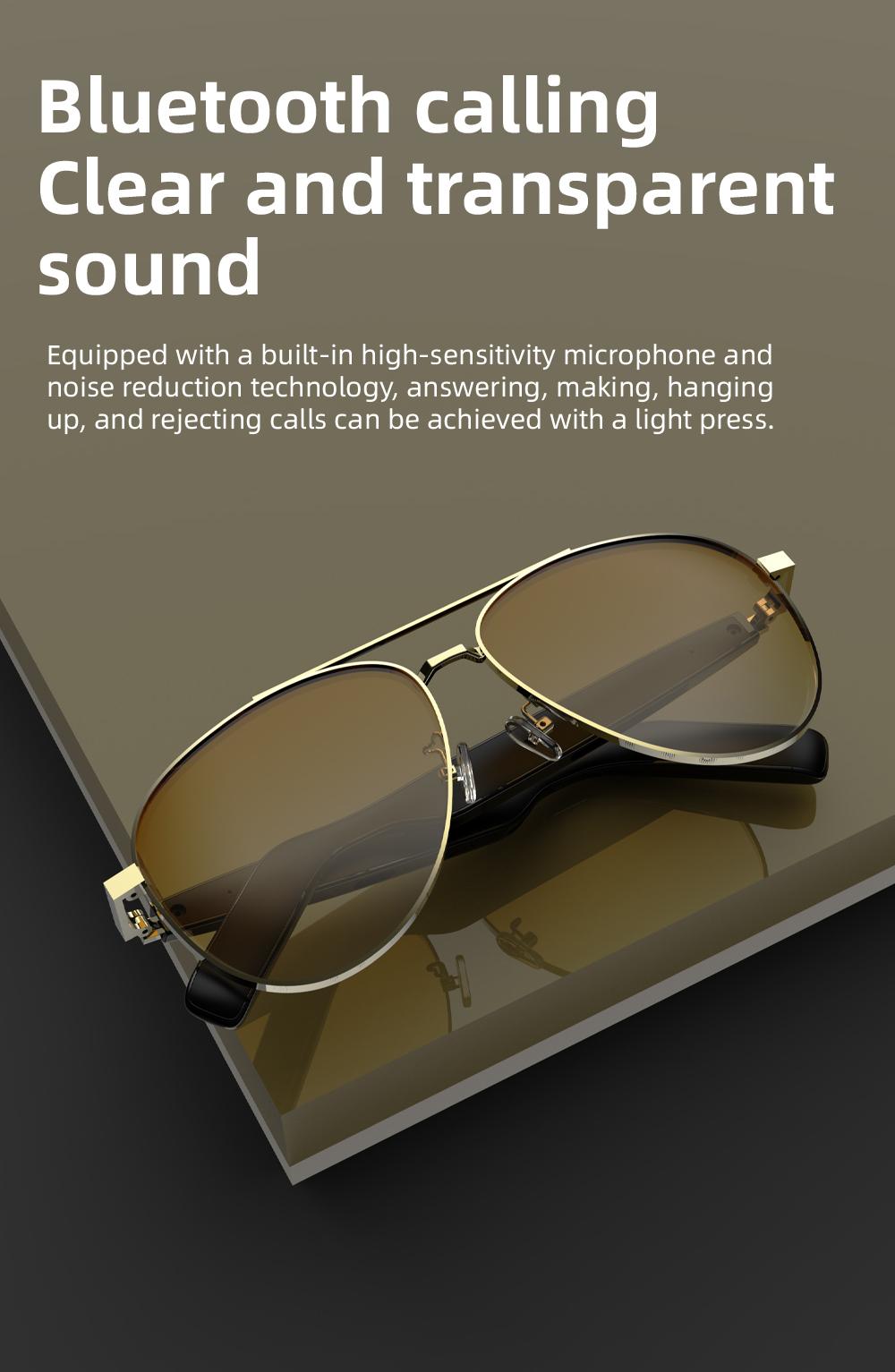SG13 Smart Eyewear With Immersive Open Ear Audio, Stylish Gradient Frame, Bluetooth 5.4 Wide Compatible With iOS And Android - gallery