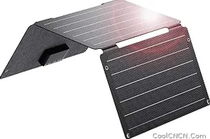 Upgraded Version BigBlue 30W Fast Charging Solar Charger with USB-A, USB-C and DC Outputs — IP68 Waterproof, Portable Folding Solar Panels Compatible with iPhone, iPad, Samsung, LG, Power Banks, Power Station etc. — Compact & Portable - view 1
