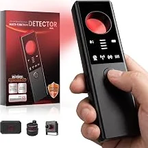 Exclusive Edition Hidden Camera Detector for Travel · 6-in-1 GPS Tracker & Bug Detector, Anti-Spy Device, Portable Privacy Protector for Solo Users/Hotel/Office/Home/Car with Intrusion Alert & SOS Flash Alert, Black — Gift Set Edition