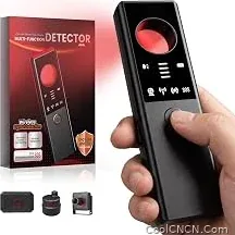 Exclusive Edition Hidden Camera Detector for Travel · 6-in-1 GPS Tracker & Bug Detector, Anti-Spy Device, Portable Privacy Protector for Solo Users/Hotel/Office/Home/Car with Intrusion Alert & SOS Flash Alert, Black — Gift Set Edition - view 1