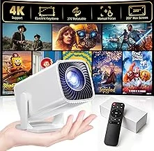 Advanced Mini Projector 4K Support, Portable Projector Full HD 1080P Support — Short Throw, 270° Rotation, Outdoor&Indoor, Ceiling Projection, Smartphone, TV Stick, Laptop, HDMI, USB, PS5 Compatible | CoolCnCn.Com