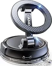 Exclusive Edition ANDERY Car Phone Holder for Magsafe [78+LBS Strongest Suction & 2400gf Strongest Magnetic] 360° Adjustable Car Phone Mount, Phone Holders for Your Car for iPhone 17-12 Pro Max Air Plus (Carbon Fiber) — Gift Set Edition - view 1
