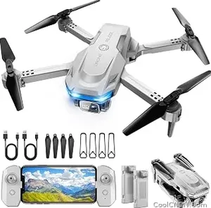 2026 New Drone with 1080P Camera — Foldable Remote Control RC Quadcopter FPV Drone — Camera Drone with Gesture Control, 3D Flip, One Key Start, Emergency Stop, 2 Batteries, Toy Drone for Kids Adult Beginners — Perfect Gift Idea - view 1
