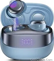 Best Seller Sleep Earbuds Bluetooth 5.4 in Ear Light-Weight Headphones, Mini Sleep Headphones Small Design for Side Sleepers, 47H Playtime with Charging Case, Clear Calls Earphones, Misty Blue — Compact & Portable - view 1