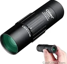 Ultra 10x25 Monocular Telescope, Compact Mini Pocket Size Waterproof Fogproof for Bird Watching Hiking Camping, Black — Upgrade Your Lifestyle - view 1