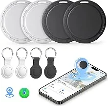 Hot Item Air Tracker Tags 4Pack Smart Tracker for Keys with Apple Find My (iOS Only) | Bluetooth Tracker Item Finder Smart Tag for Keys Luggage [Apple Find My Certified] 2-Year Replaceable Battery — Free Worldwide Shipping