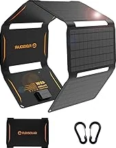 Advanced FlexSolar 40W Foldable Solar Panel Charger, USB-C USB-A & DC Outputs — Perfect Gift Idea