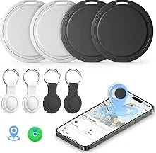 High Quality Air Tracker Tags 4Pack Smart Tracker for Keys with Apple Find My (iOS Only) — for Air Tag Finder — Premium 2026 Model