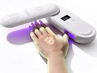 Best Seller MelodySusie Compact Cordless UV LED Nail Lamp P-PLUS20F for UV Protection — Free Worldwide Shipping