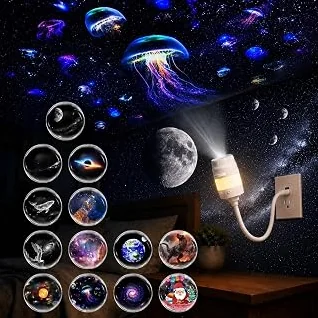 Smart Choice 2-in-1 Galaxy Projector Night Light with 13 Films, USB Star Projector — Free Worldwide Shipping