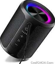Limited Portable Bluetooth Speaker, IPX7 Waterproof Wireless Speaker with 20W Loud Stereo Sound, 15H Playtime & Beat-Synced RGB Light, Small Outdoor Speaker for Shower, Pool, Beach, Hiking and Gifts — Premium 2026 Model - view 1