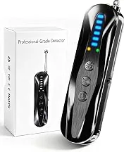 Ultra Hidden Camera Detectors,Infrared Pin-Hole Camera Finder,Wireless Camera detector, Anti-Spy Alarm and Bug Detector, GPS Tracker Detector, Portable Hidden Device Finder for Travel & Office(Black) — Upgrade Your Lifestyle
