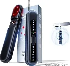 Ultra 9-in-1 AI Hidden Camera Detector,RF Detector,GPS Detector,Anti Spy Detector — Built-in Multi-Sensor AI Chip, Anti Spy Detector, Bug Detector, Hero Privacy Pen for Hotel Bathroom Car Travel Office,Black — Durable Design - view 1