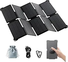 Ultra 35W Solar Charger 25.4% High Efficiency USB-A and USB-C Charging — Travel Friendly