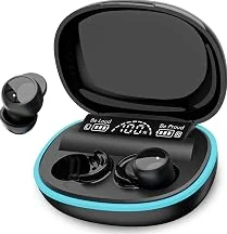High Quality Sleep Earbuds for Side Sleepers, Mini Invisible Bluetooth Earbuds, Ultra-Light Sleep Headphones HiFi Sound, Long Battery Life, LED Display, Bluetooth 5.4, ANC Noise Cancelling, Black — Perfect Gift Idea