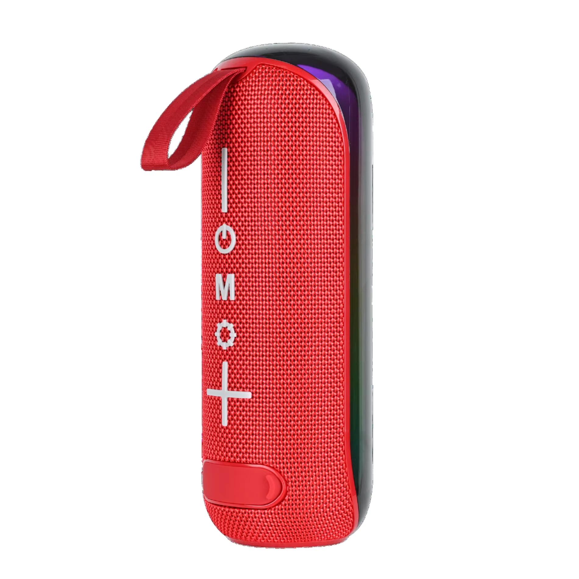 TG-384 Mini Portable Wireless Speaker RGB LED Lights Powerful Sound Deep Bass BT 5.3 Compatible for Outdoor Use Memory Card