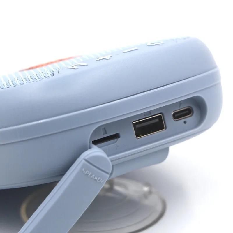 TG-444 Round Portable Handheld Bluetooth Speaker Compact Speaker Cycling Audio Car support FM Radio and TWS Gift-Worthy Speaker