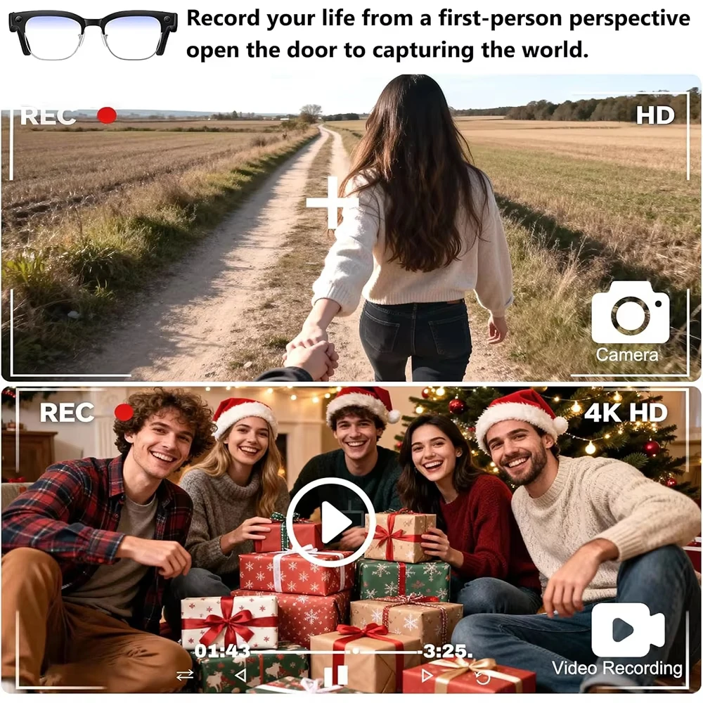 The Ultimate Guide to 2026 New 8MP Ultra-Wide HD Camera Smart Glasses Video Record 4GB AI Photo Recognition BT Call Translation Voice Smart Glasses: Everything You Need to Know