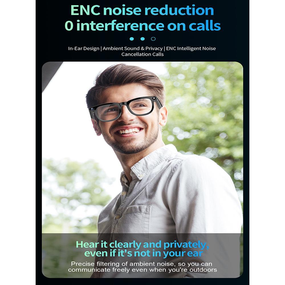 AI Smart Glasses 800W Ultra Clear Camera Shootingand Recording Touch Sport Smart Sunglasses Bluetooth Call Video Music Player Phone Wearable Gradient Lenses