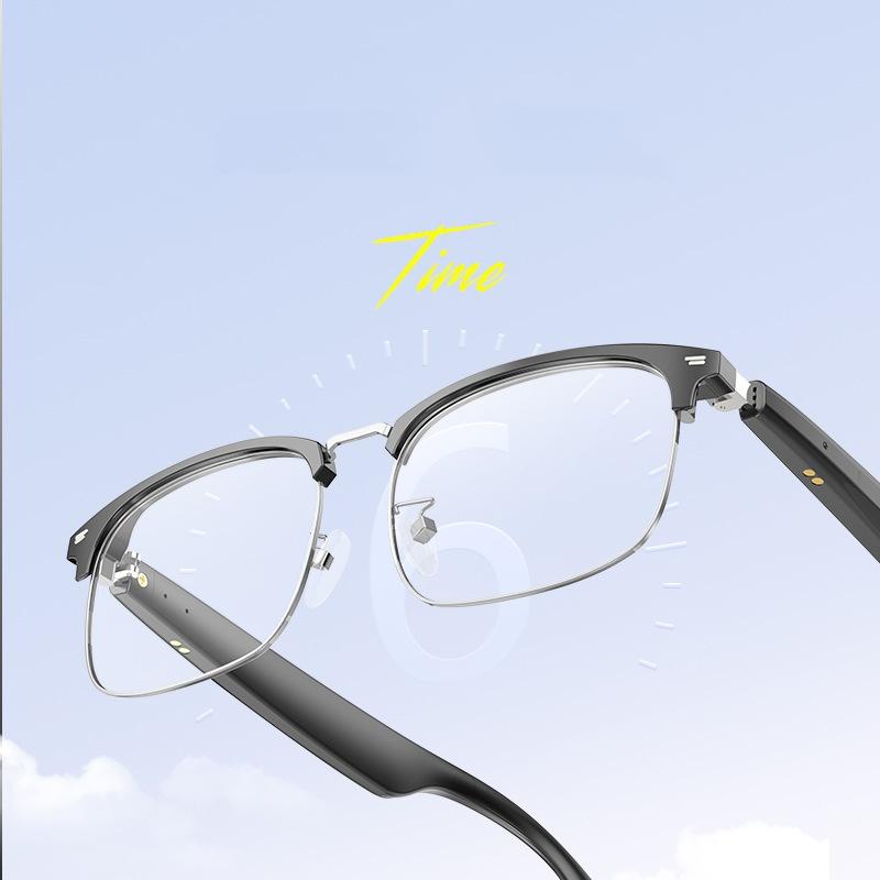 Smart touch AI Bluetooth - Wireless smart glasses with translation for 150 languages, metal frame for listening to music Wearable - Image 4