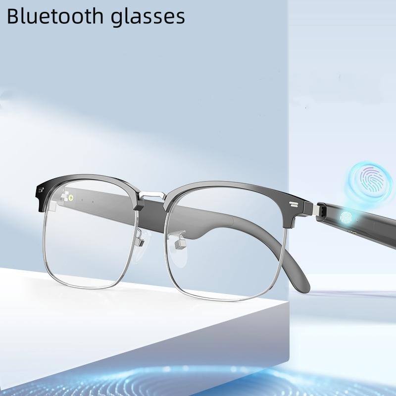 Smart touch AI Bluetooth - Wireless smart glasses with translation for 150 languages, metal frame for listening to music Wearable