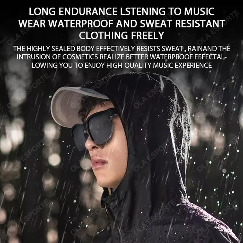 Smart Bluetooth V5.3 Sunglasses Glasses Call Outdoor Sports Headphones HIFI Black Technology Music Glasses UV For Men And Women - Image 5