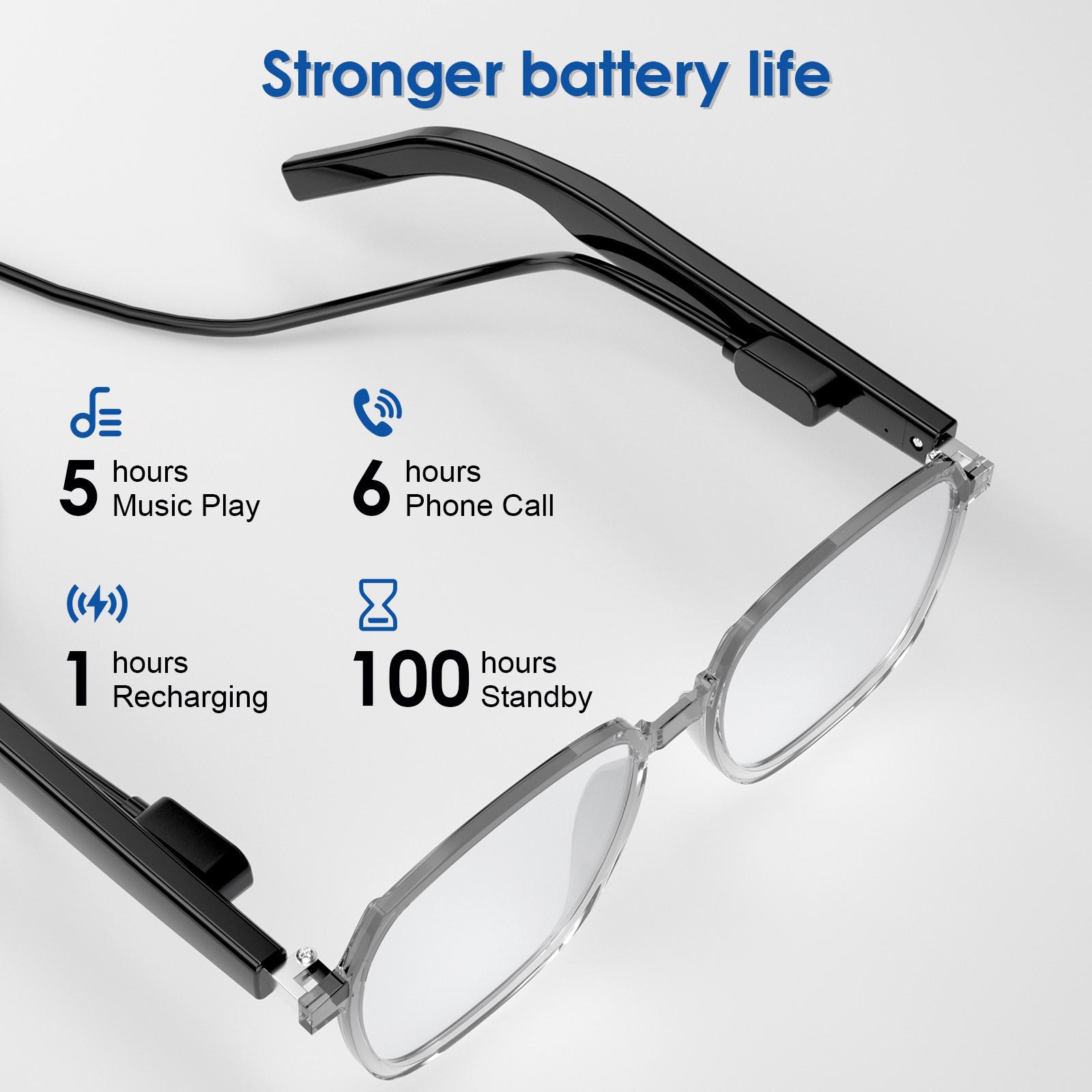 M10 ProC New Intelligent Bluetooth AI Glasses 8KHD With Anti-blue Light For Listen Music Driving Voice Assistant Control - Image 4