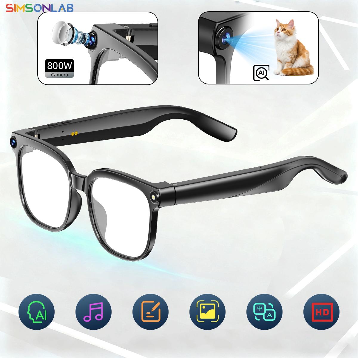 The Ultimate Guide to NEW Smart Glasses 800W HD Camera AI Voice Assistant Translation Real-time DVR Camcorder Conference Record Headphones for Xiaomi: Everything You Need to Know