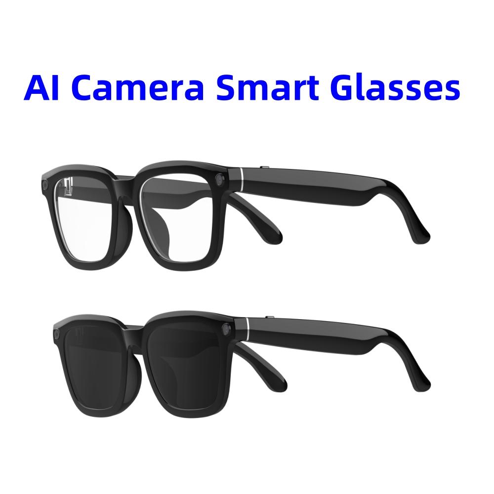 High Level Smart Glasses Wireless Real-Time Translation Glasses with AI Photography Voice Calls Music Playback Versatile
