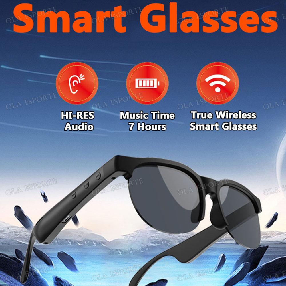 New Smart Glasses Translation Earphone BT Wireless Call Sunglasses Multi-function Outdoor Sports Stereo Headphones Smartglasses