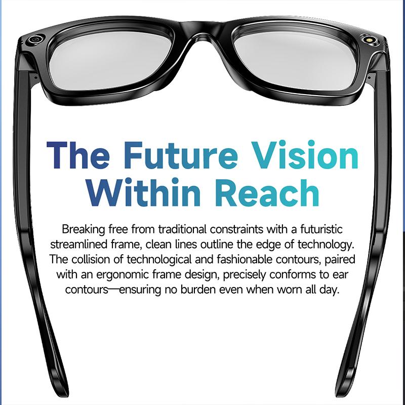 Smart Glasses Record Video AI Photo Sunglasses Men Women Translator Bluetooth Call Outdoor Music Touch Eyewear Shades UV400