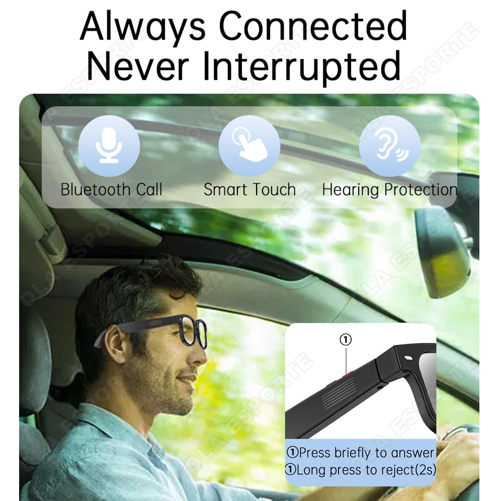 2026 New Smart Glasses with Camera Video Recording AI Photo Recognition Bluetooth Call Voice Translation Sunglasses Men Women