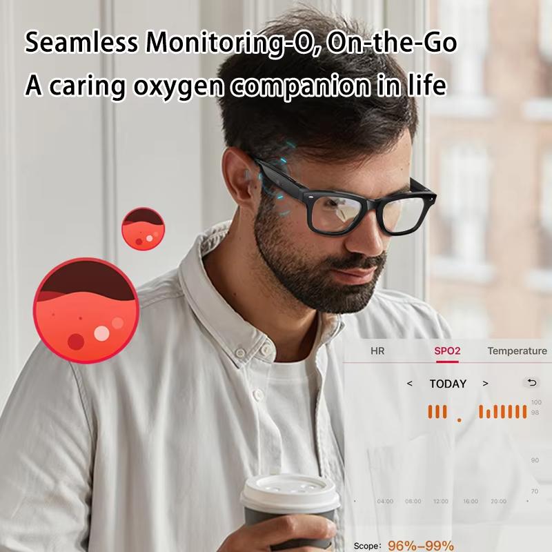 AI Glasses Smart Glasses Voice Call Music Playback Sport Pedometer Sunglasses AI Dialogue Language Translation Bluetooth Glasses