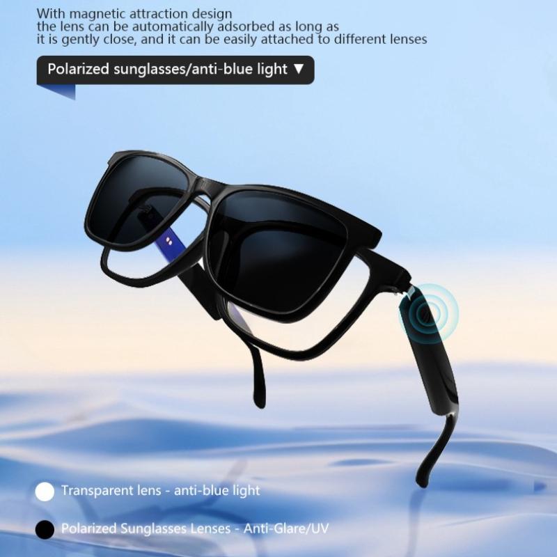 GS05 Smart Glasses Upgraded with Video Recording, AI Image Recognition, Bluetooth Call Interpretation, and Voice Assistant