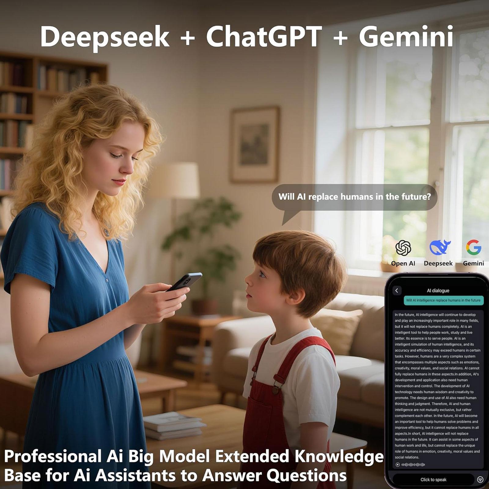 Smart AI Translation Glasses, Real-Time App Translation in Over 160 Languages, Light-Sensing Color-Changing Lenses